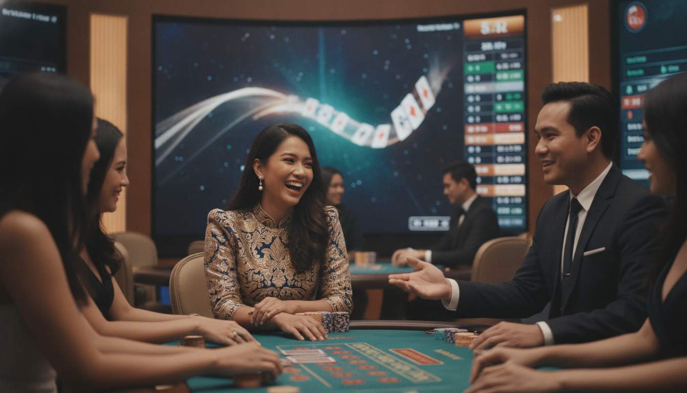 Experience Live Casino Action Live dealer casino table